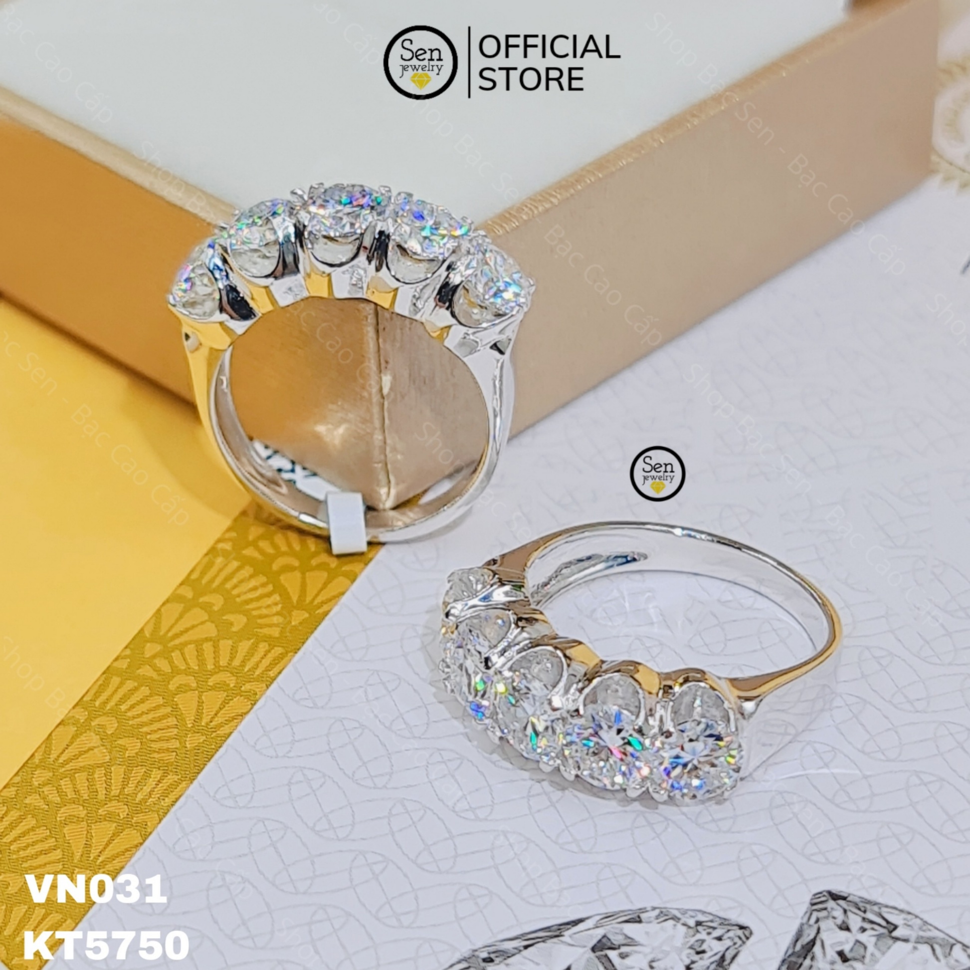 VỎ NHẪN 5 HỘT 5LI
