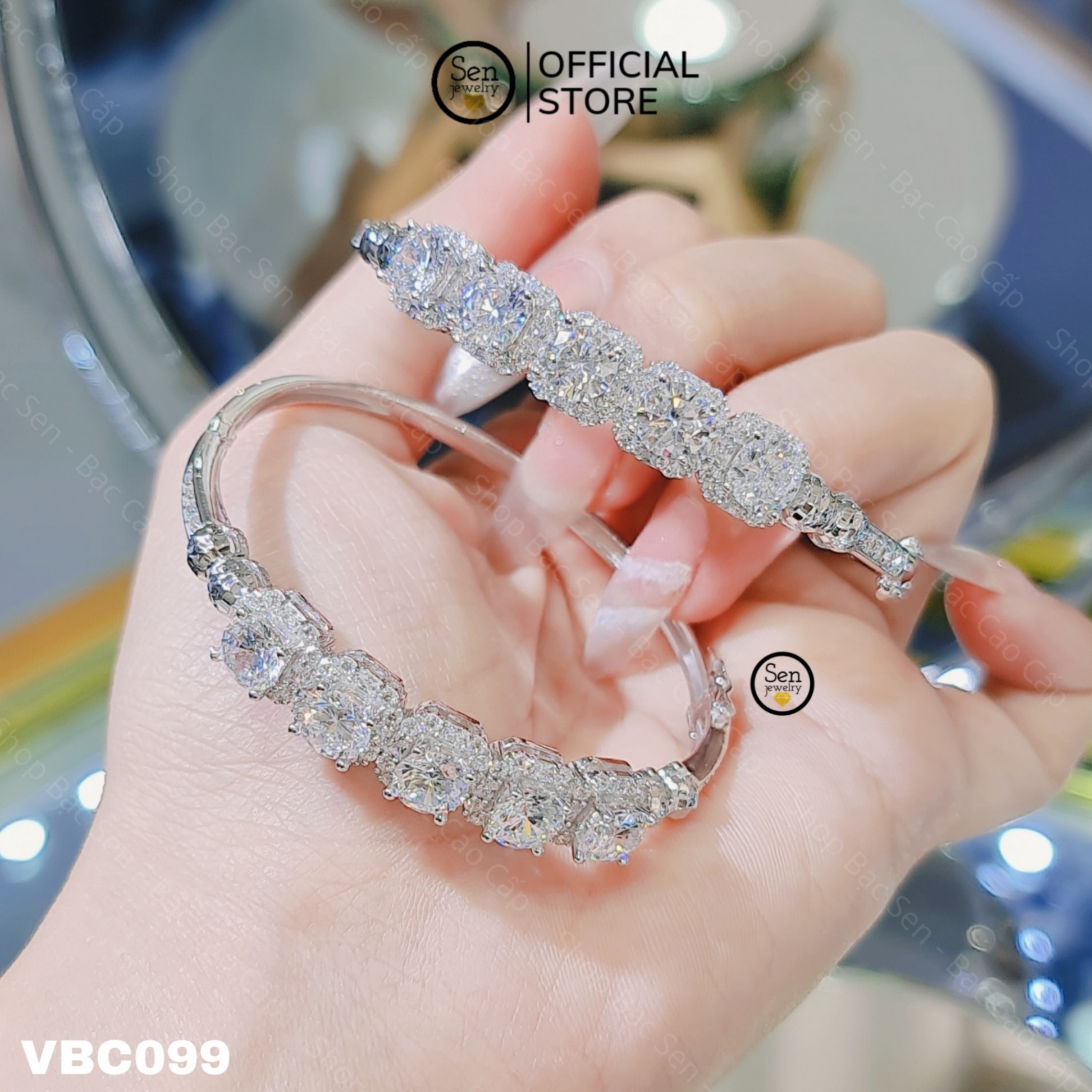 VÒNG TAY 5 HỘT PHỐI BI CHỦ 6LI