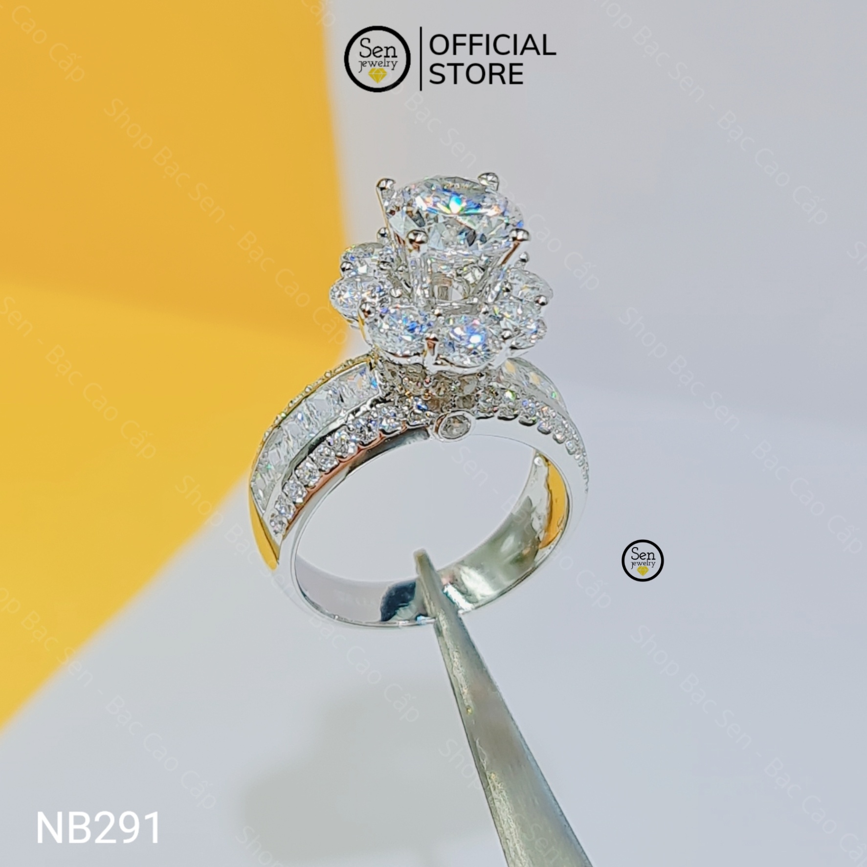 NHẪN NỮ HOÀNG HOA BARGET CHỦ 7LI5