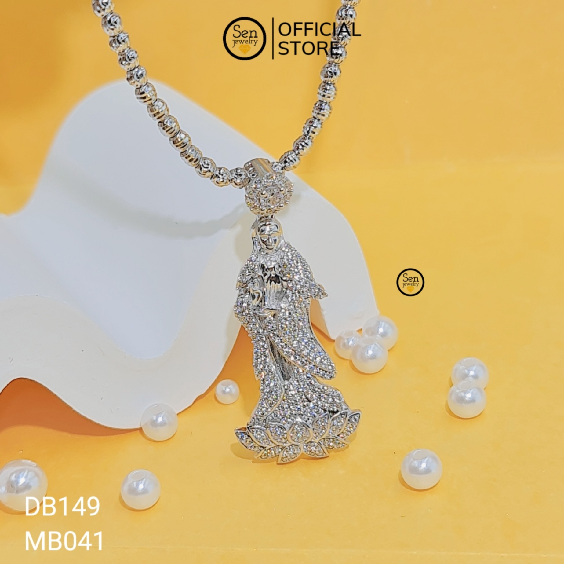 MẶT BẠC PHẬT 4CM