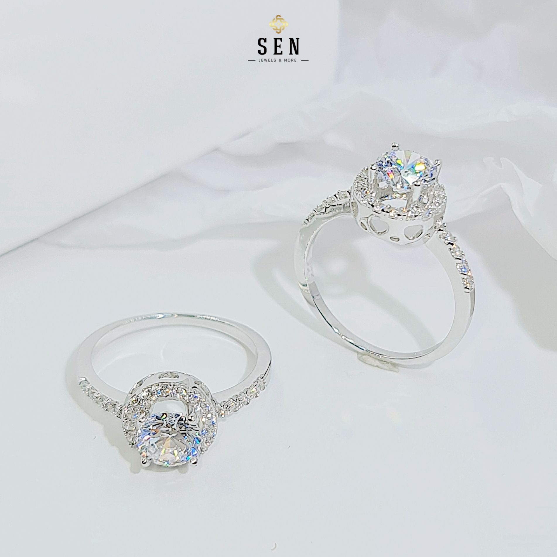 NHẪN HALO CHỦ 6LI