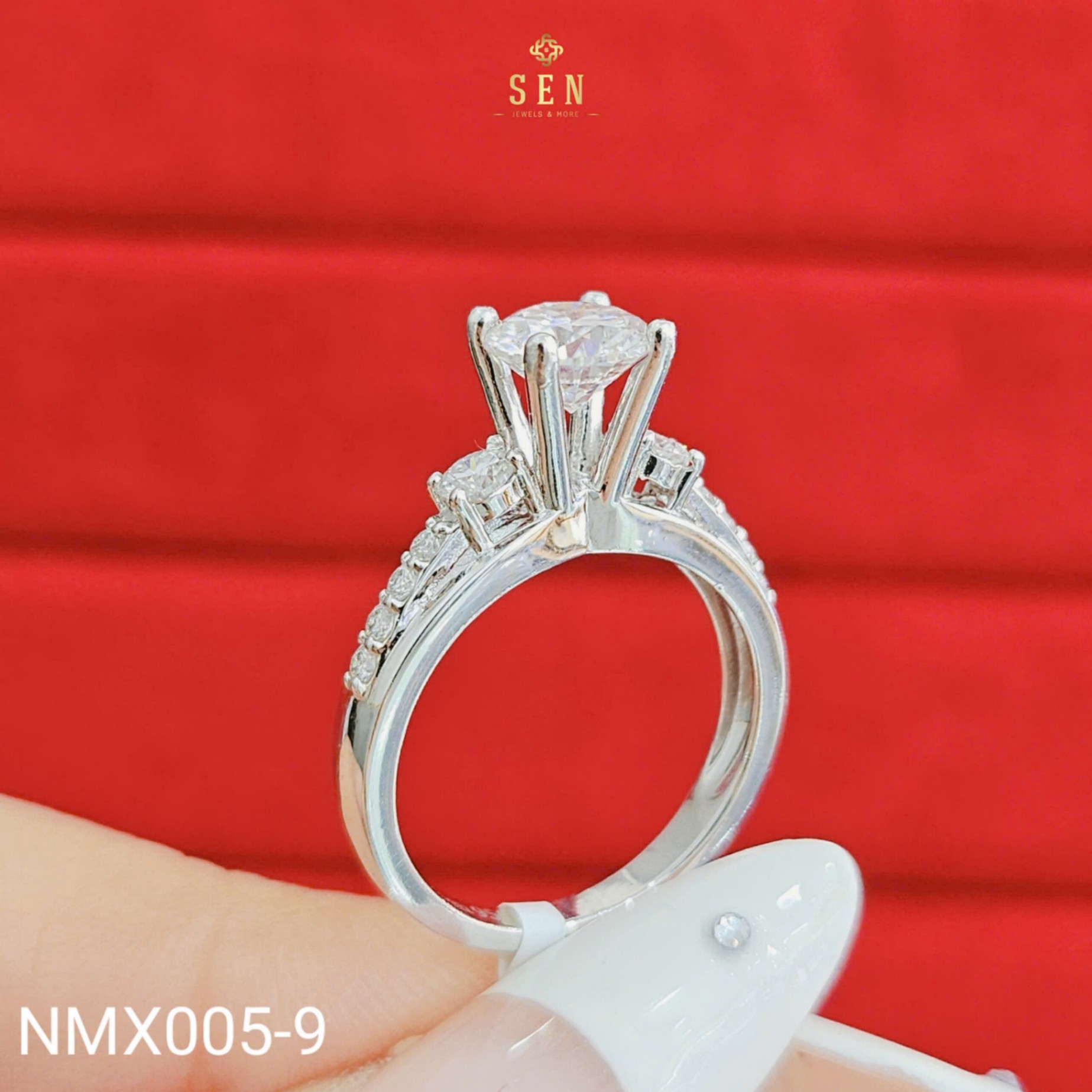 NHẪN MOIS CHỦ 6LI3 NMX005-9