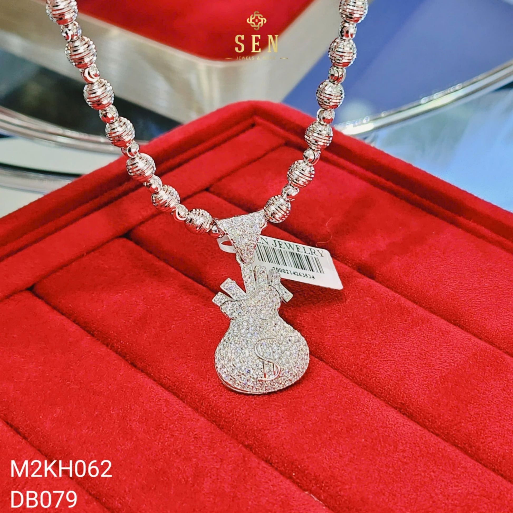 MẶT TÚI TIỀN CỠ TO FULL XOAN XI KIM