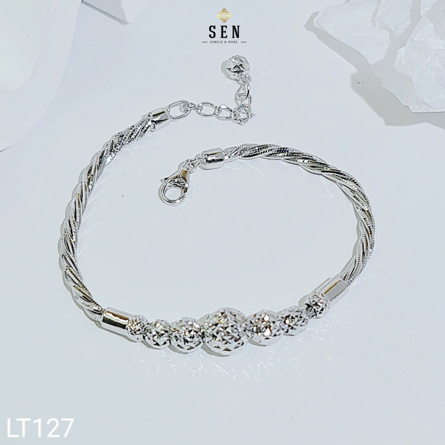LẮC TAY PAN 5 HỘT 8LI