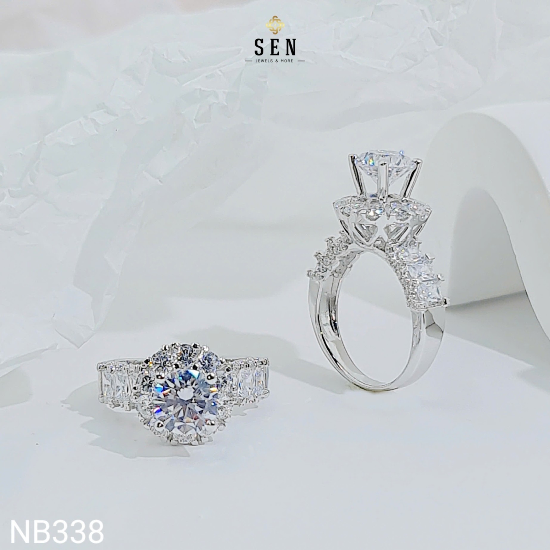 NHẪN ĐAI BARGET ĐẾ TRÒN CHỦ 7LI7