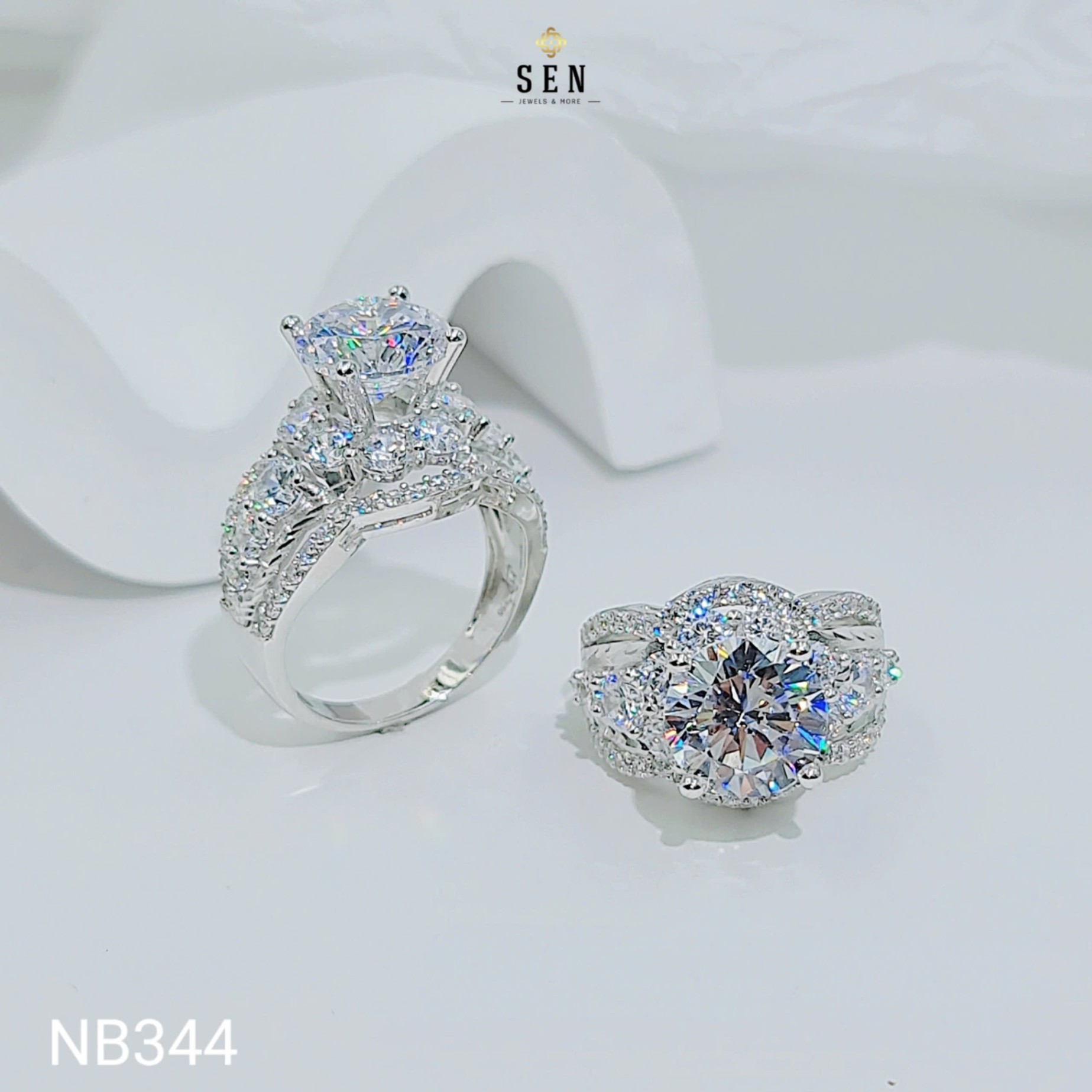 NHẪN ĐẾ HOA VIỀN TẤM CHỦ 10LI
