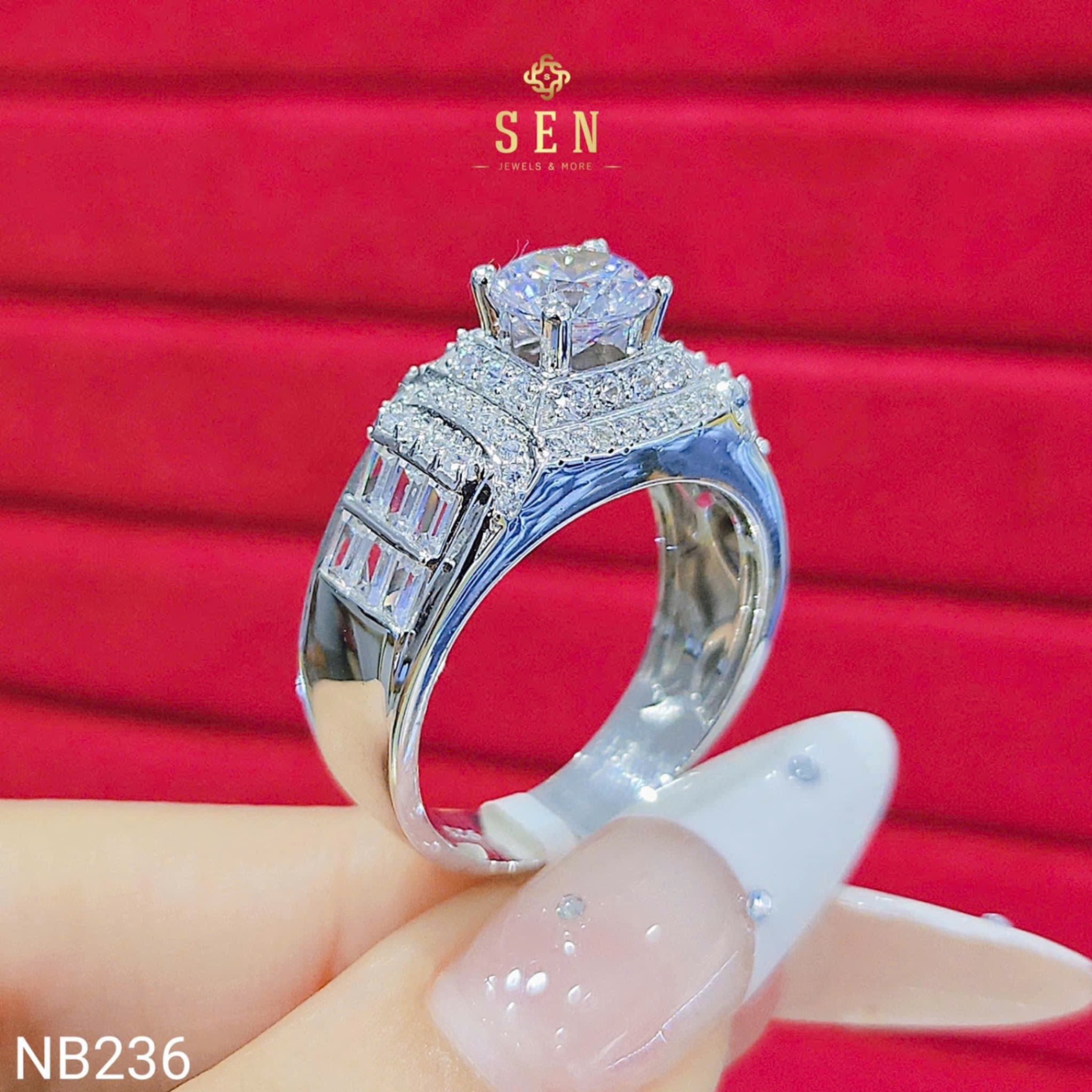 NHẪN BẠC NAM CHỦ 6LI