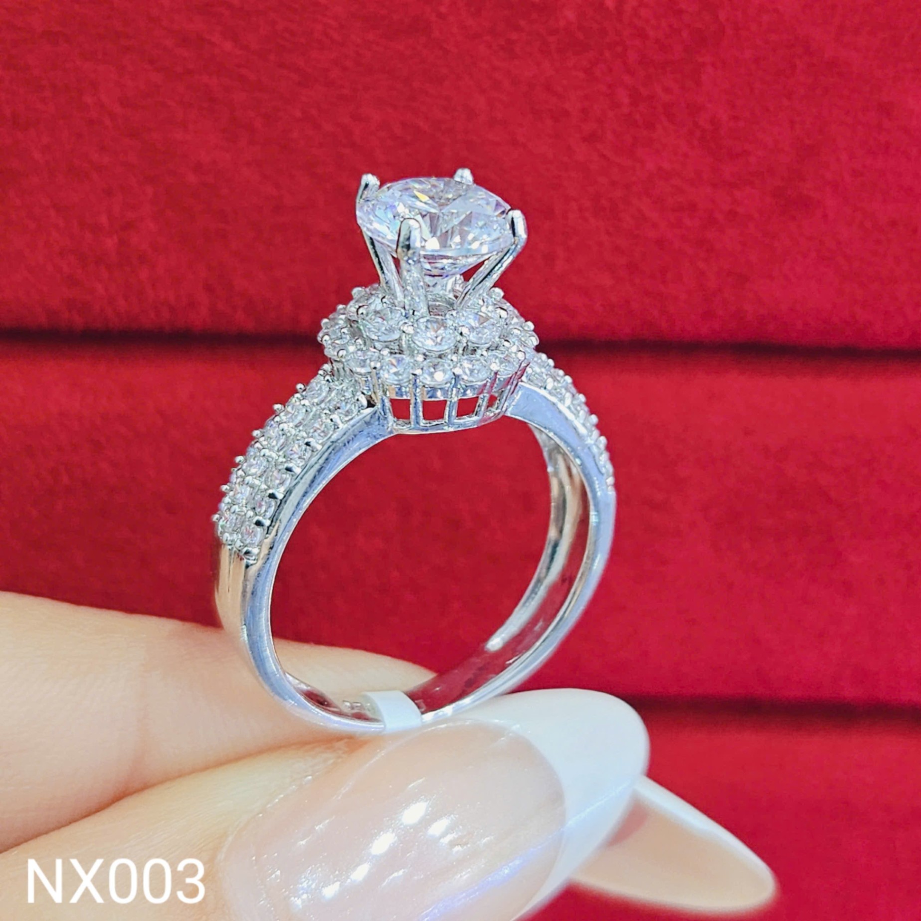 NHẪN HALO 1H 7LI