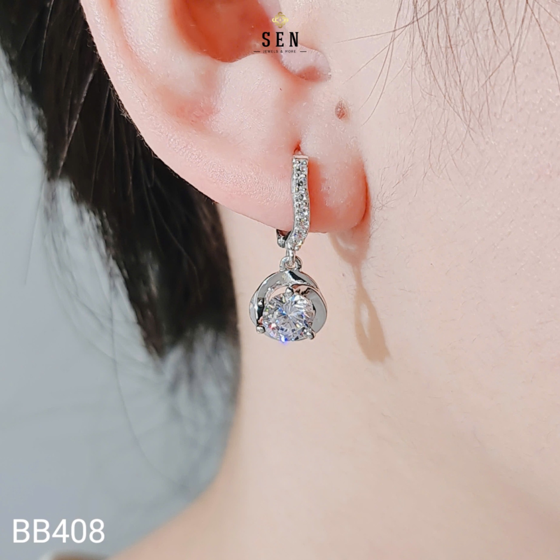 BÔNG TAI KHOEN TÒN TENG XOÁY CHỦ 6LI