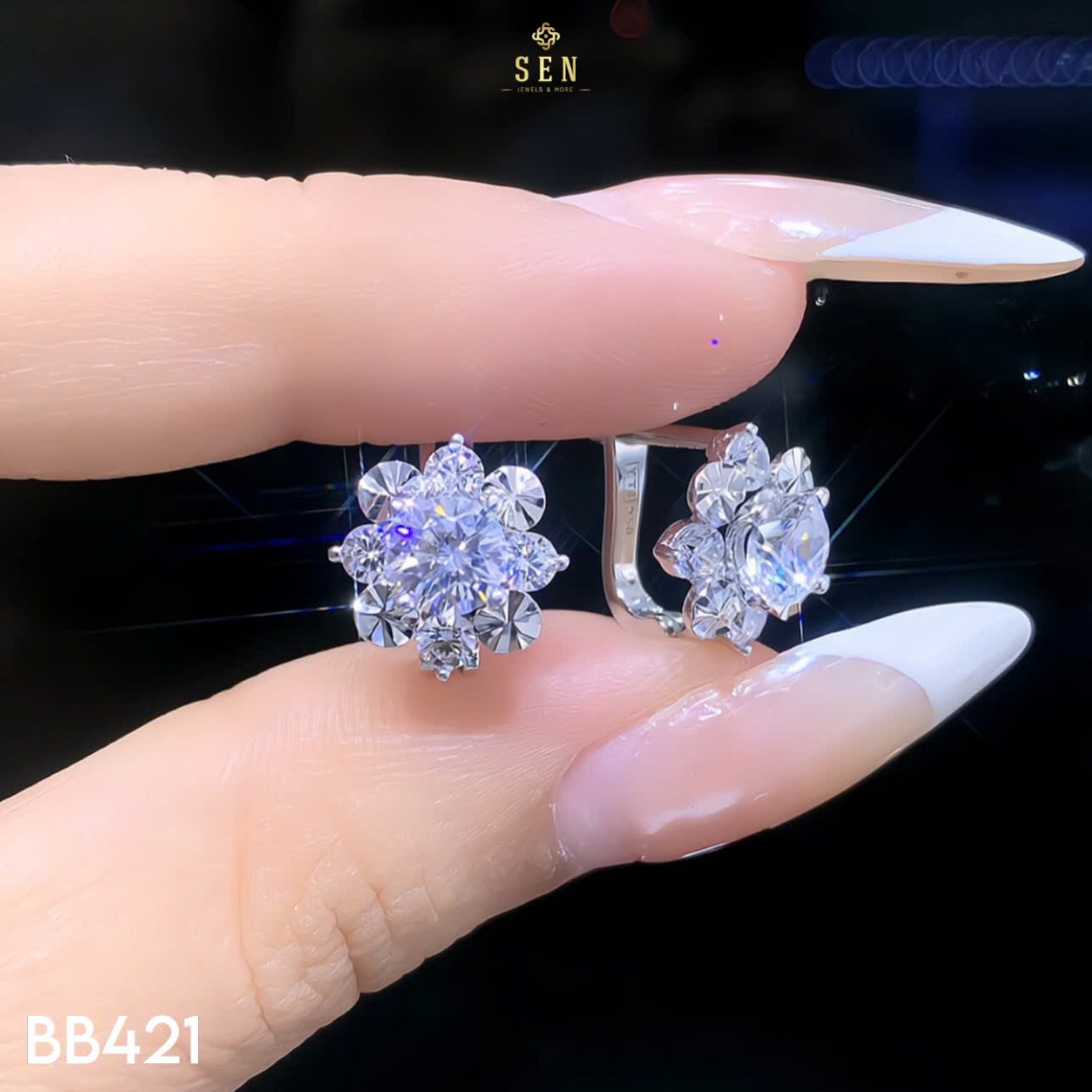 BÔNG TAI KHÓA GÀI CHỦ 5LI