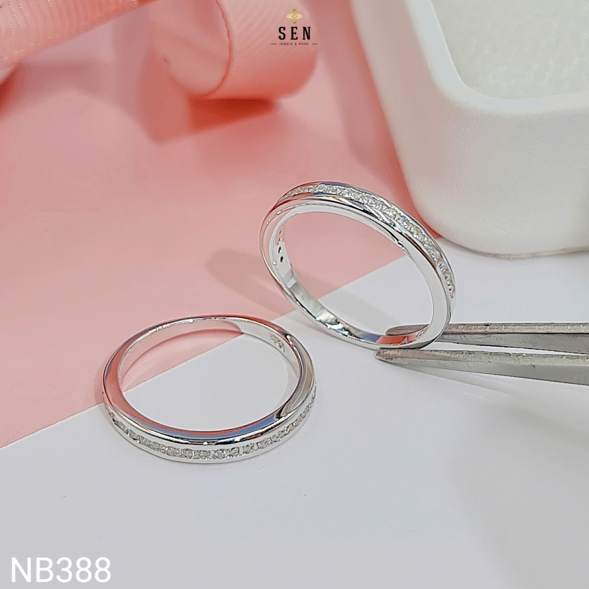 NHẪN NỬA HÀNG HỘT LÙA HỘT 1LI7