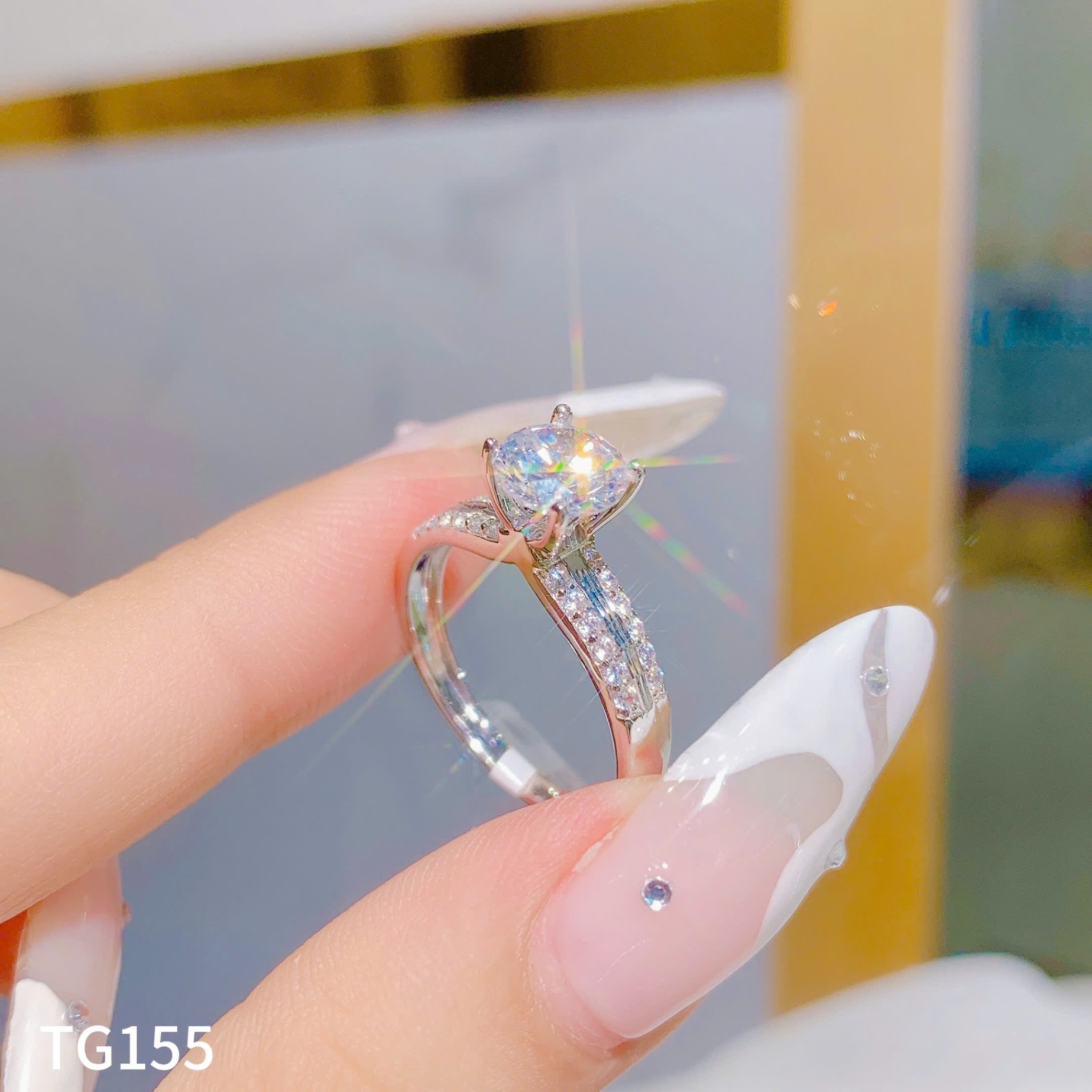 TG155- 12( 7') NHẪN HỘT 7 LI ĐAI TẤM PHỐI CM