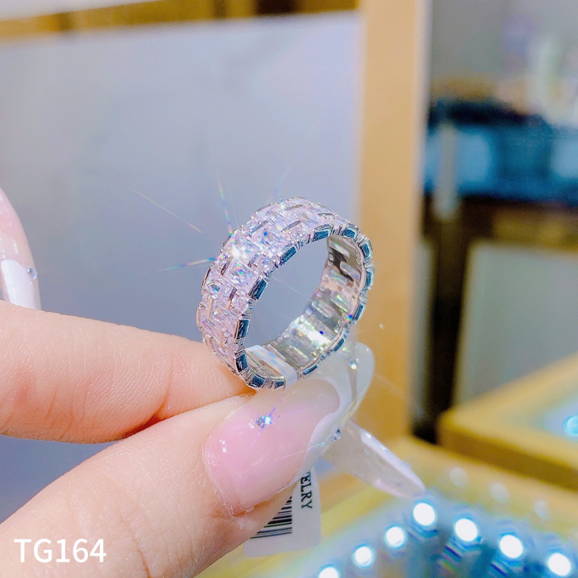 TG164- 14- NHẪN FULL XOÀN BARGET