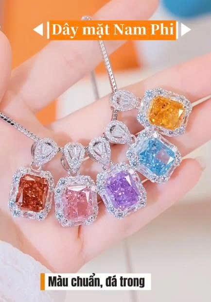 Mặt bạc chủ Emerald Nam Phi 10x12 - SKH MB017