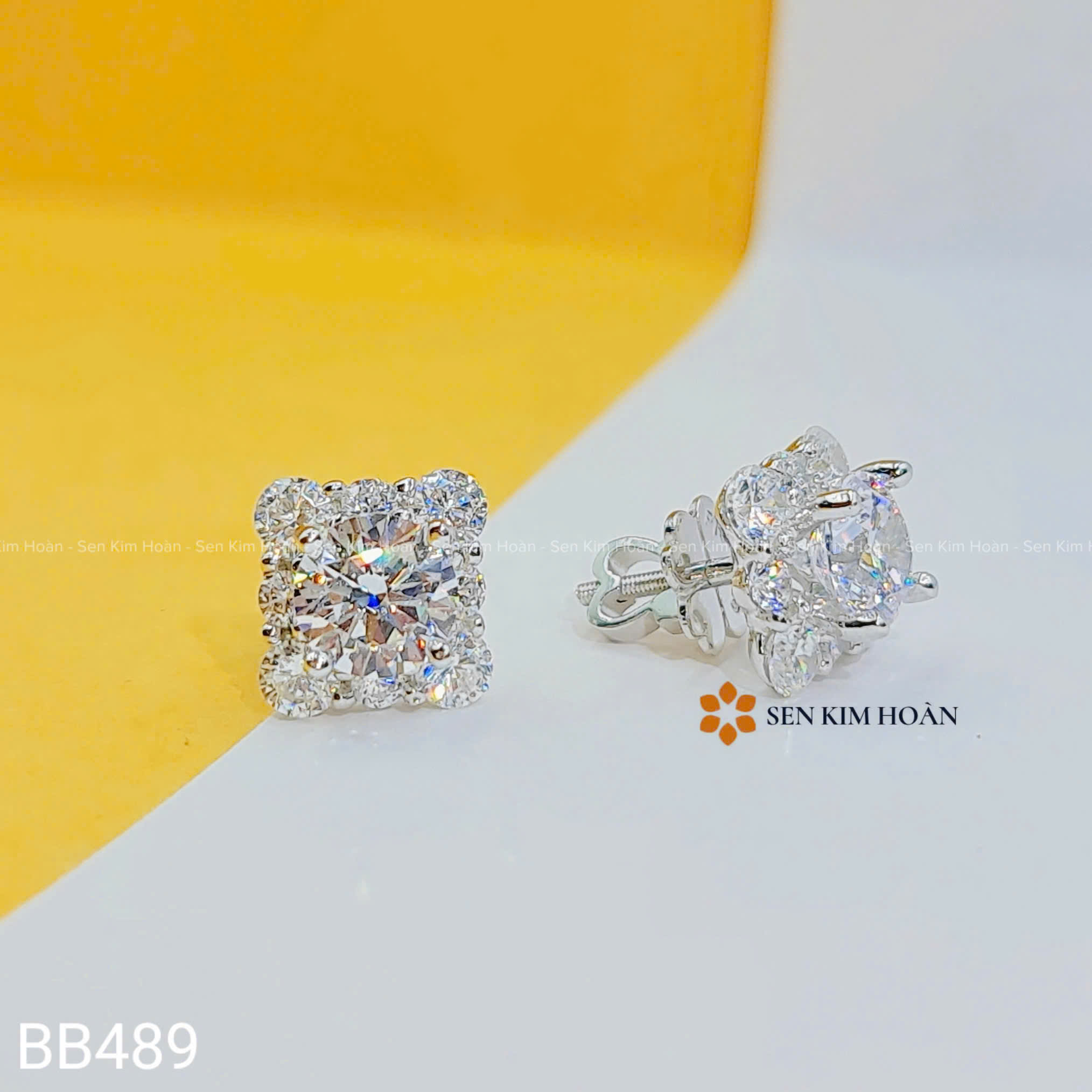 BÔNG TAI VUÔNG KIỂU 7LI
