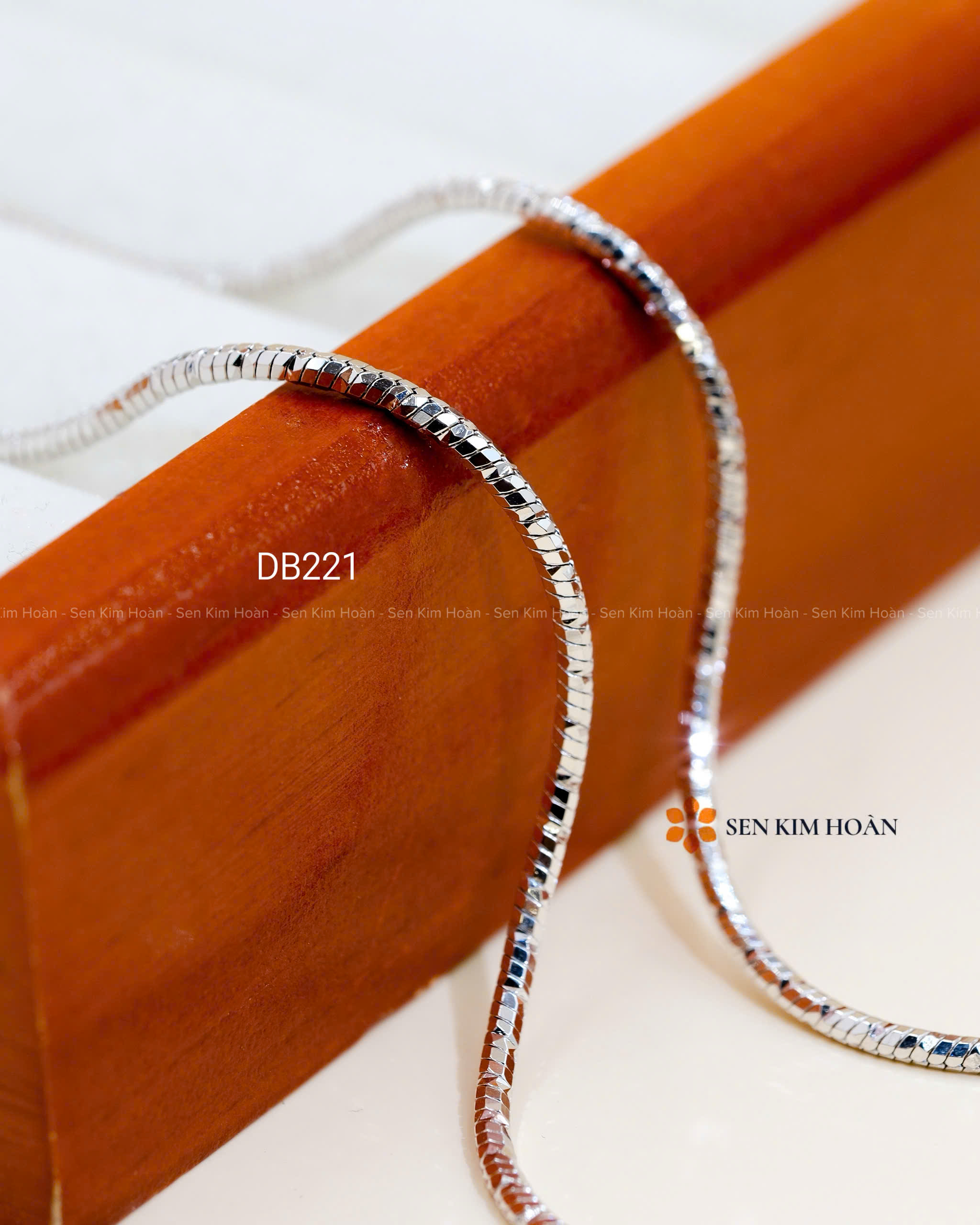 Dây chuyền bạc mì ngấn 1li8 - SKH DB221