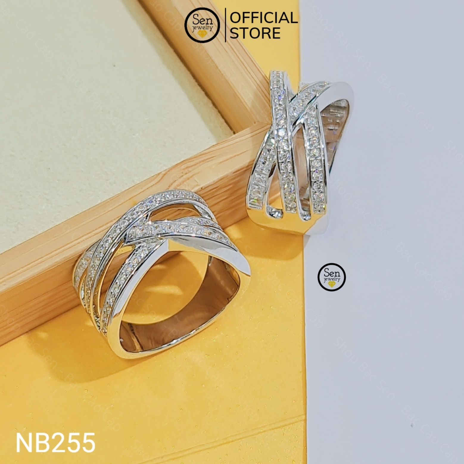 KM Nhẫn bạc đá CZ - SKH KM.NB255-14