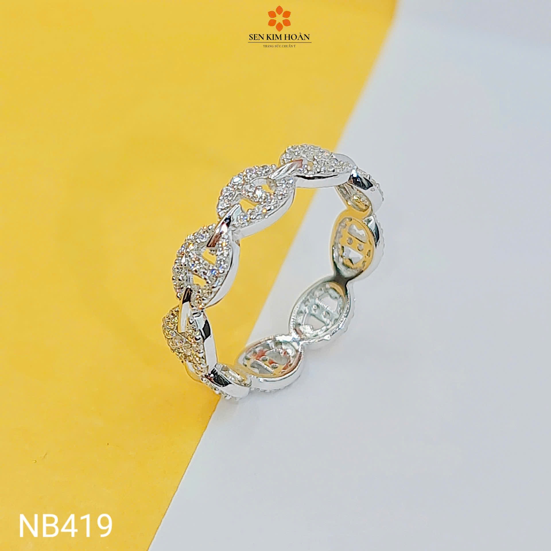 KM Nhẫn bạc đá CZ - SKH KM.NB419-11