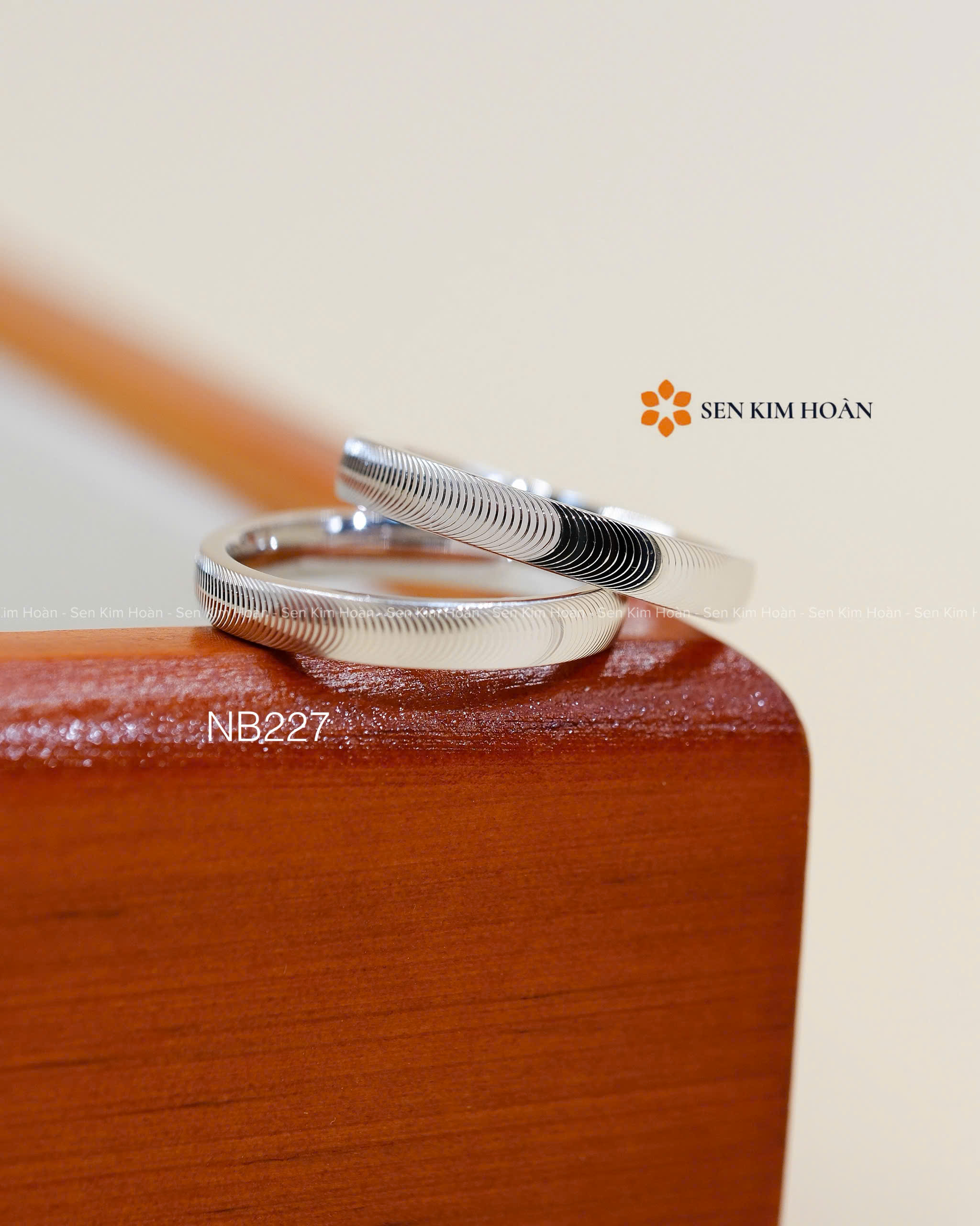 KM Nhẫn bạc cắt máy - SKH KM.NB277