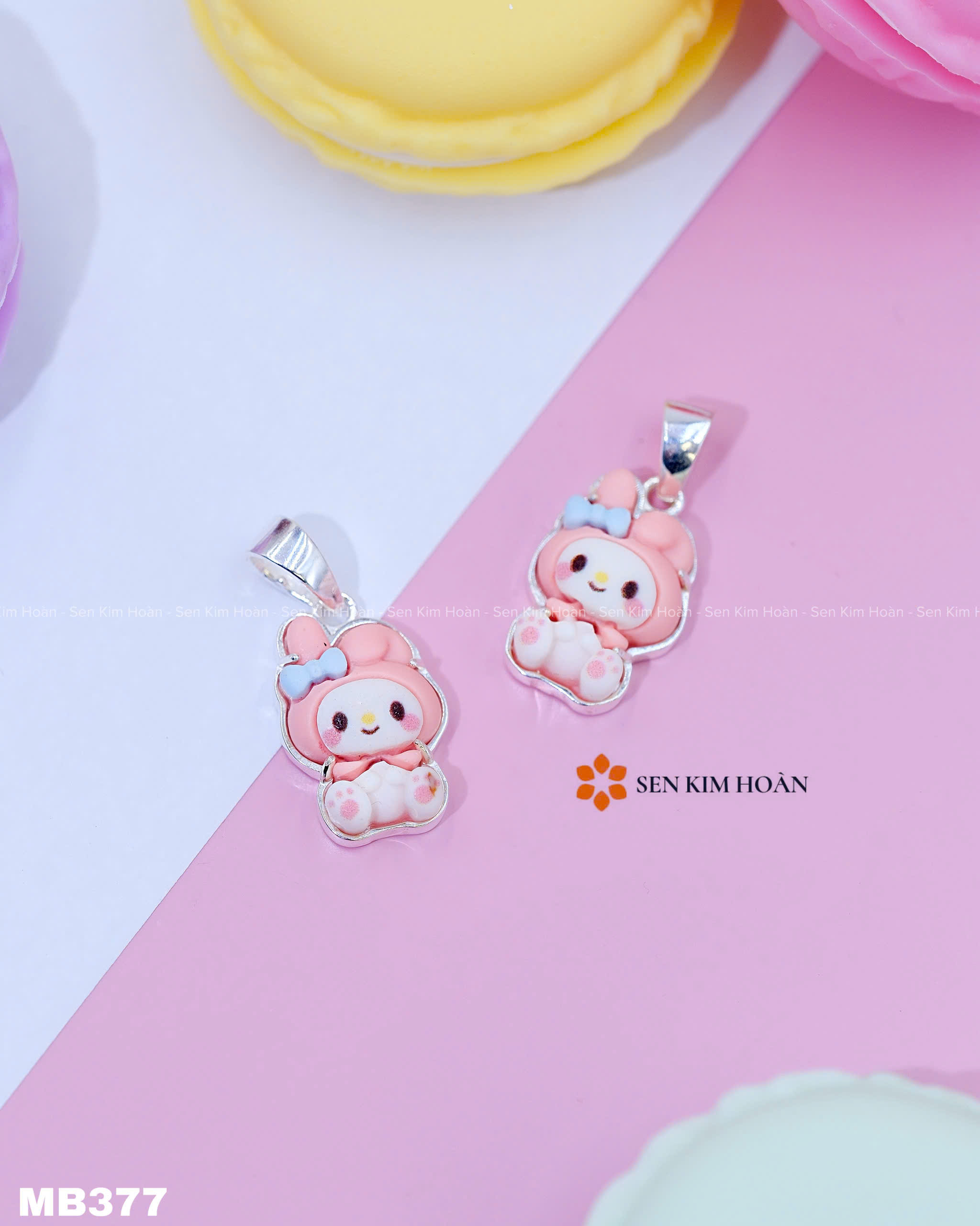 MẶT MELODY MÀU HỒNG NƠ XANH