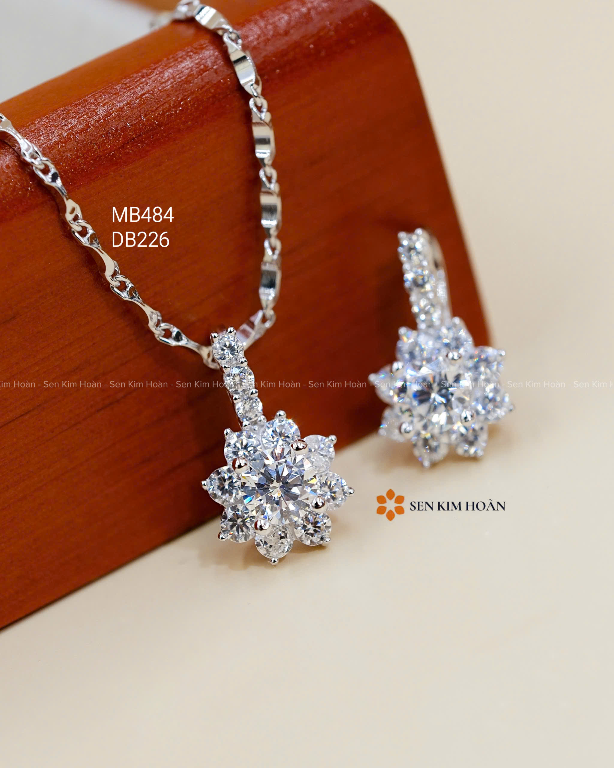 Mặt dây chuyền mặt chủ Moissanite 5li CCT - SKH MB484.5LI