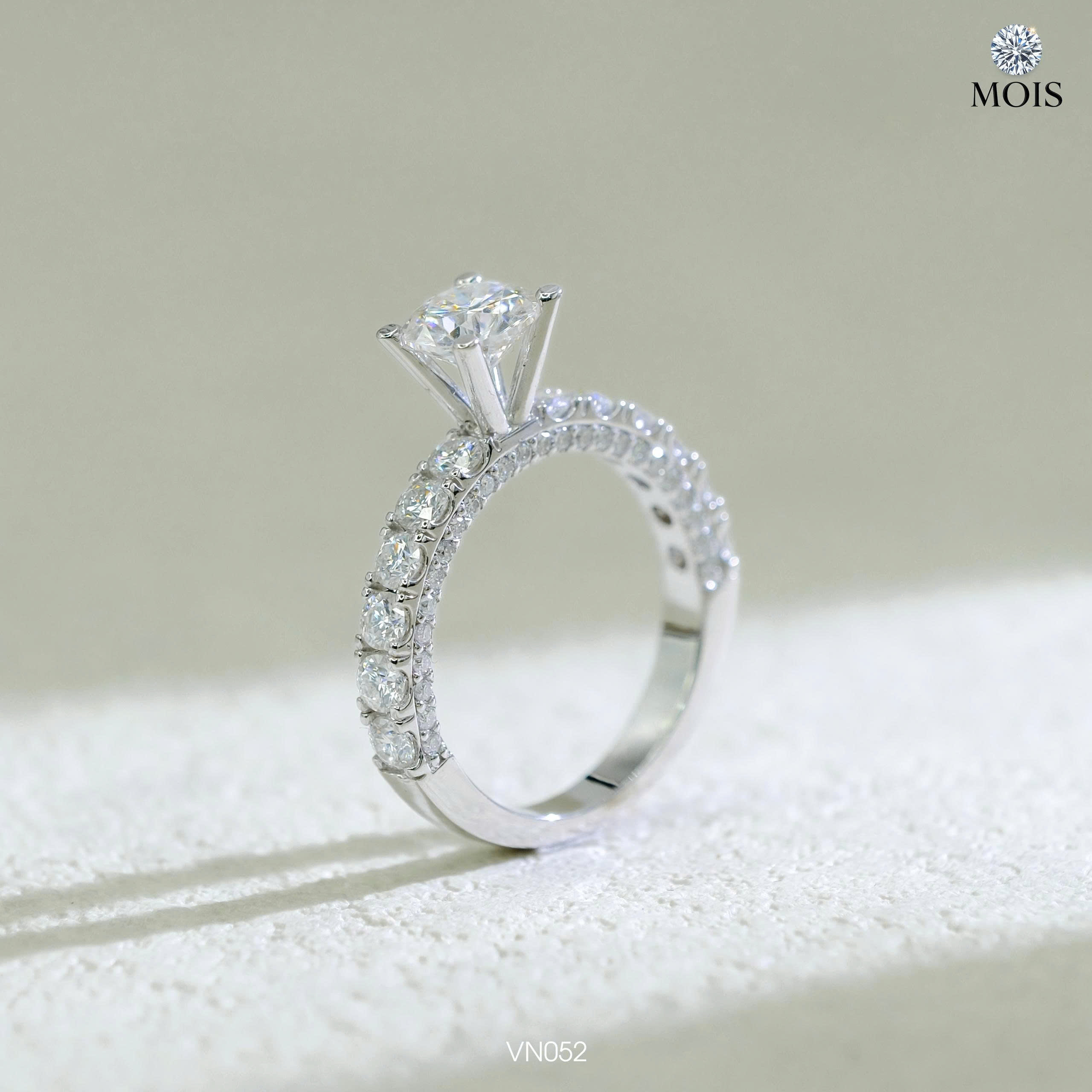 Nhẫn bạc chủ Moissanite 6li3 CCT - SKH VN052.CT5763