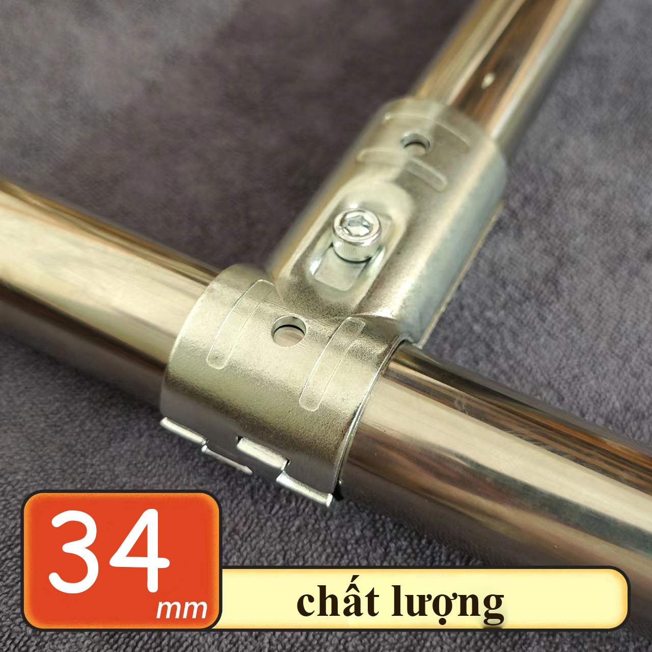 Khớp nối HJ1B dùng cho ống tròn 34mm