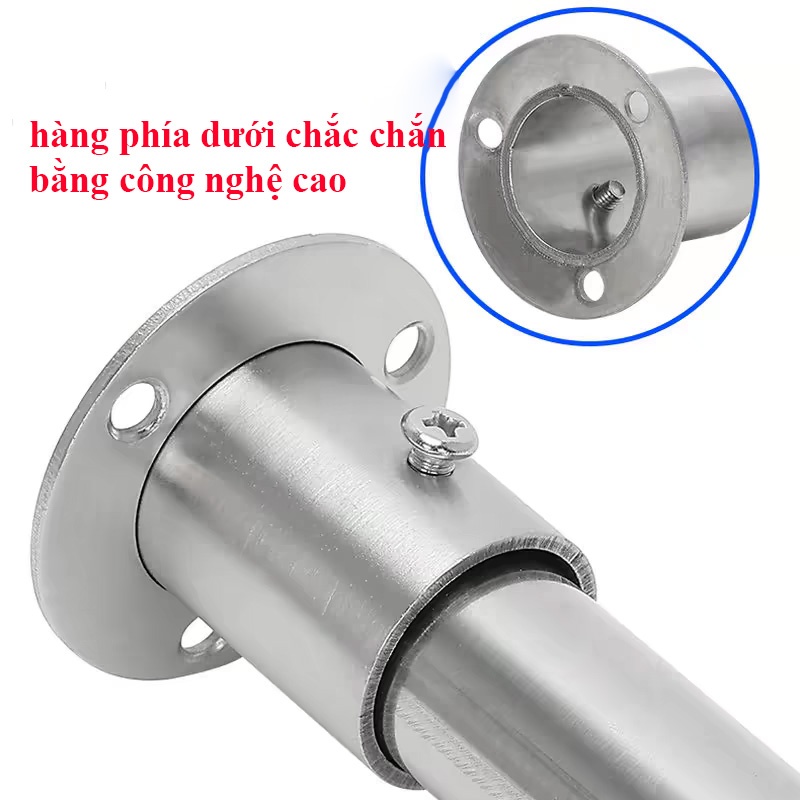 Bát đỡ ống inox phi 27mm, inox 201 ( bass đỡ)