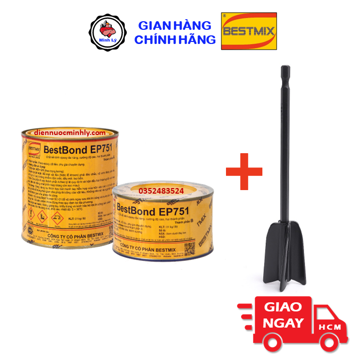 Bộ 1kg Keo Cấy Thép BestBond EP751