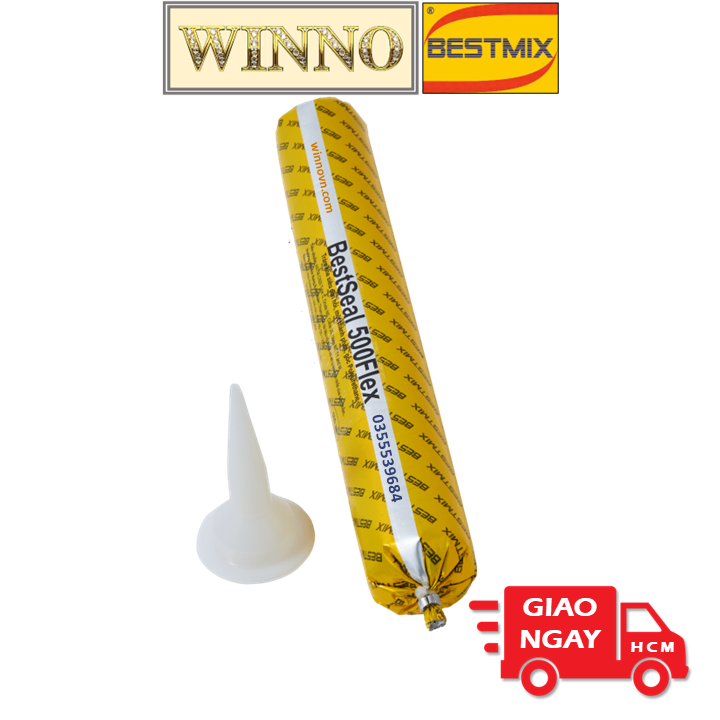 Keo Trám Khe Đàn Hồi BestSeal 500Flex 600ml Gốc PU