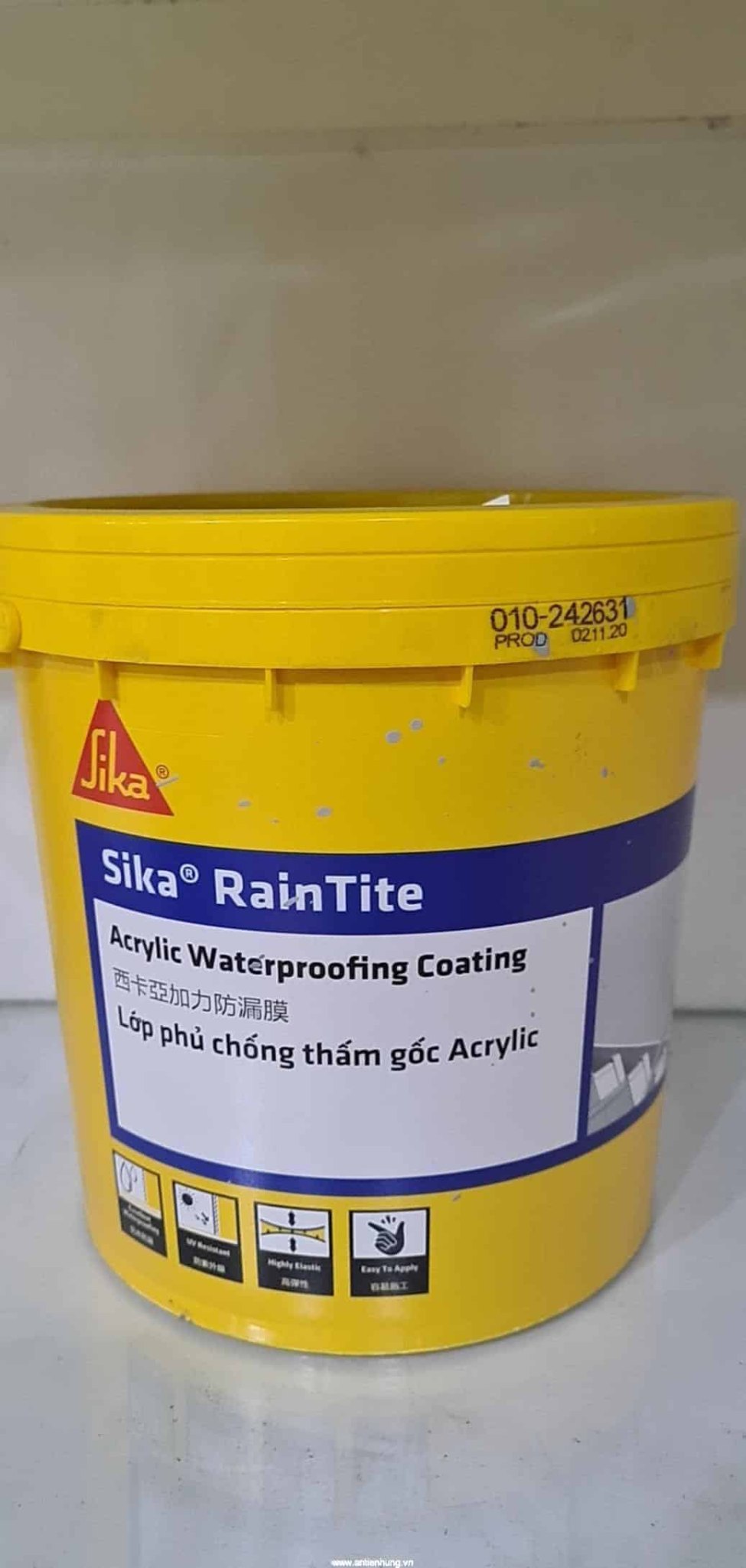 Thùng 4kg Sơn Chống Thấm Sika RainTite