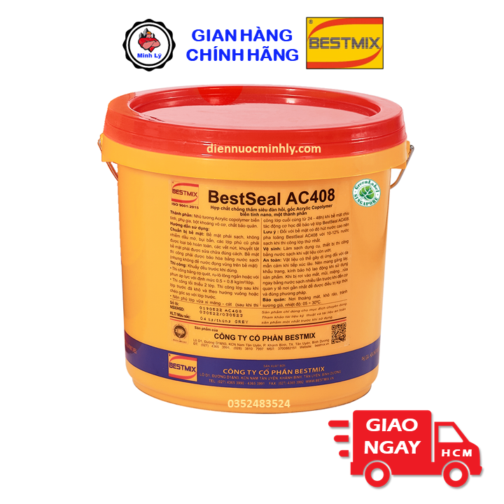Thùng 4Kg Sơn Chống Thấm BestSeal AC408 Nano Acrylic