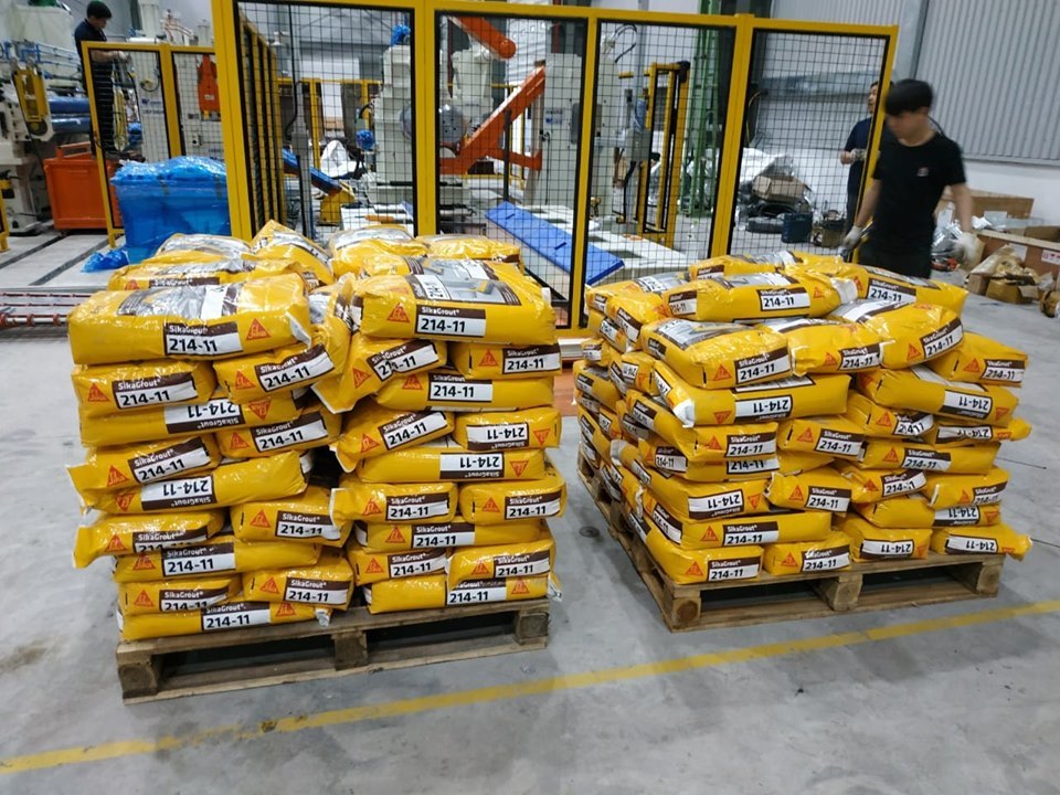 Bao 25kg SikaGrout 214-11 Vữa Rót Cường Độ Cao Không Co Ngót