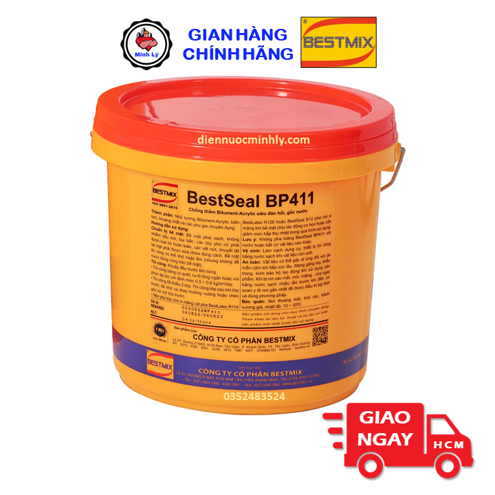 Thùng 4kg BestSeal BP411 Chống Thấm Gốc Bitum