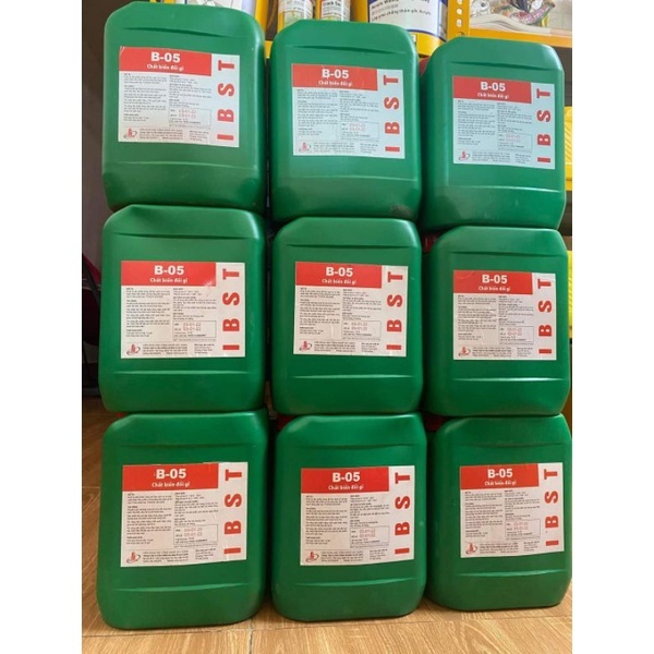 Can 10 Lít Chất Tẩy Gỉ B05 Tẩy Rỉ Hóa Chất Biến Đổi Gỉ Sắt Thép B-05 (BO5)