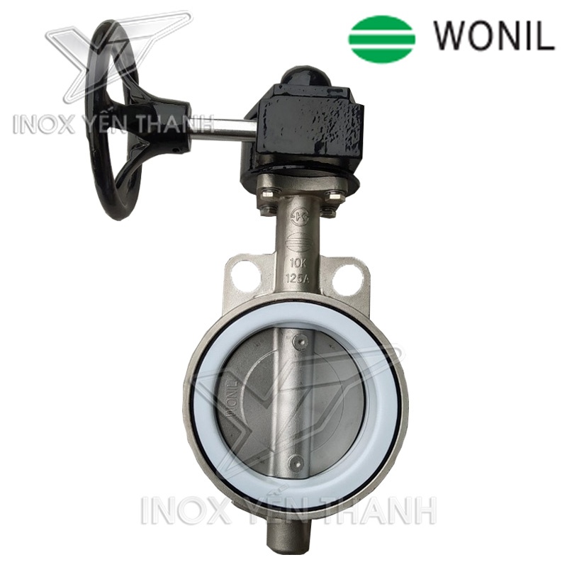 VAN BƯỚM WONIL TAY QUAY INOX