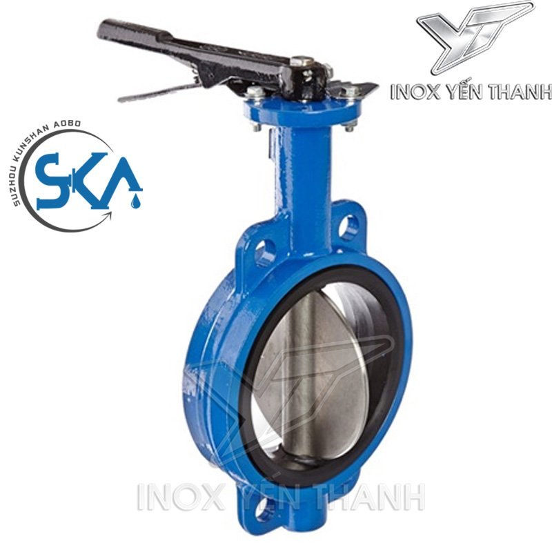 VAN BƯỚM SKA THÂN GANG INOX