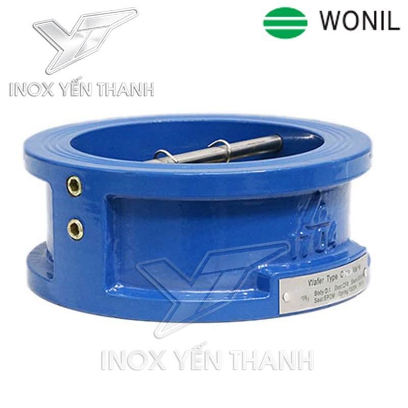 VAN 1 CHIỀU CÁNH BƯỚM THÂN GANG CÁNH WONIL INOX