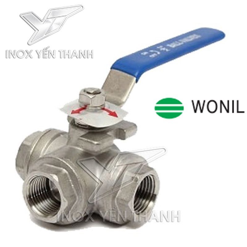 VAN WONIL 3 NGẢ REN INOX