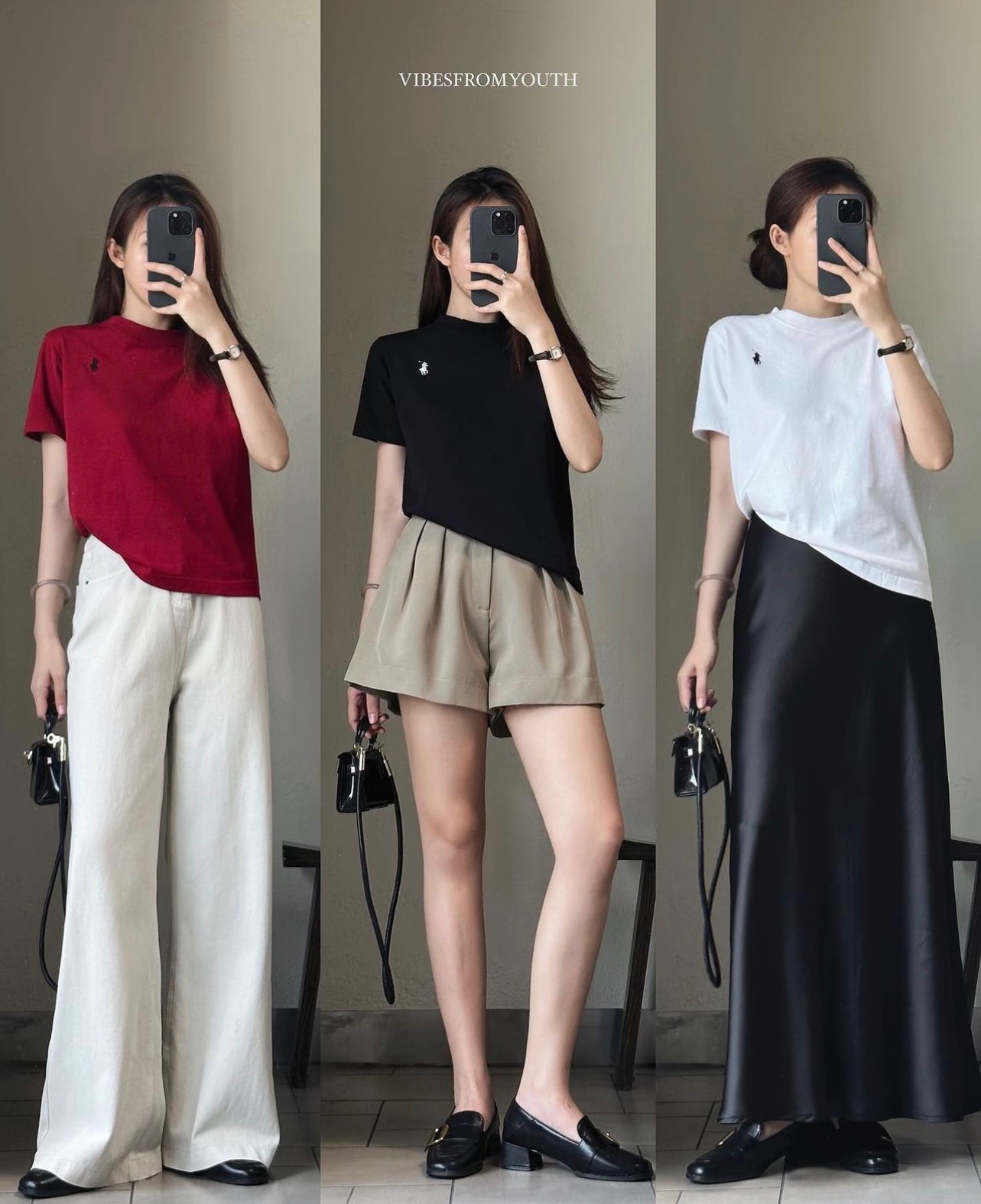 SET 3 ÁO NỮ THÊU NGỰA KỴ SĨ