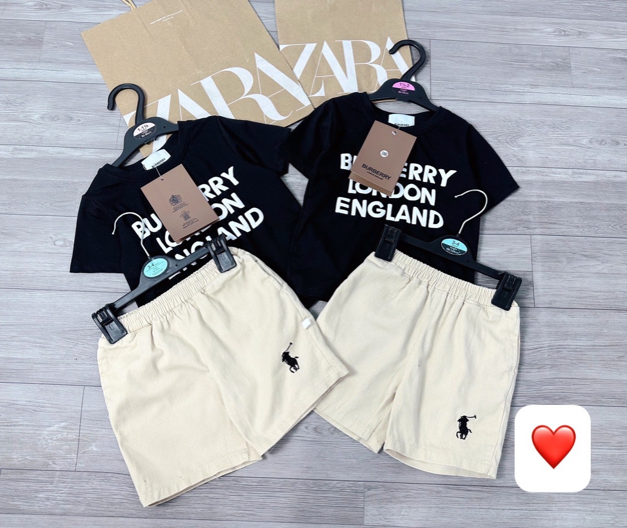 BỘ IN NỔI BBR PHỐI QUẦN KAKI