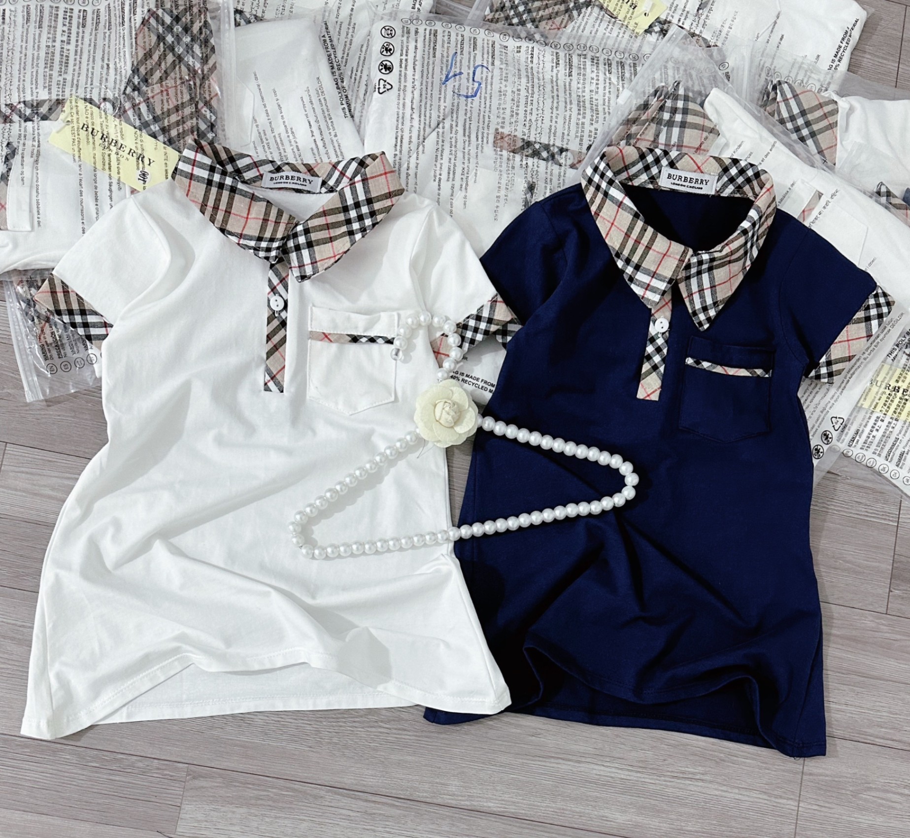 SET 2 VÁY CỔ TRỤ BBR CHO BG