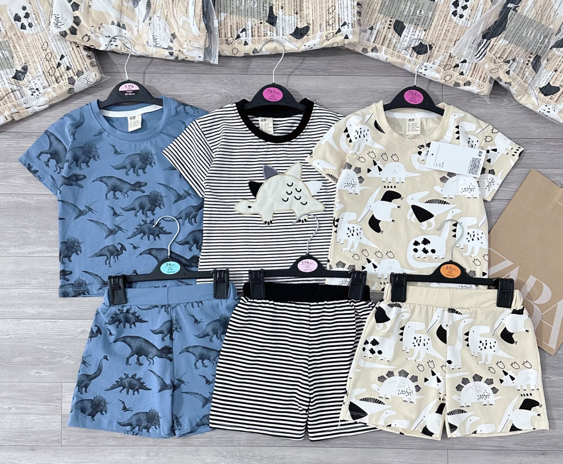 SET 3 BỘ KHỦNG LONG KẺ XANH BE CHO BÉ TRAI