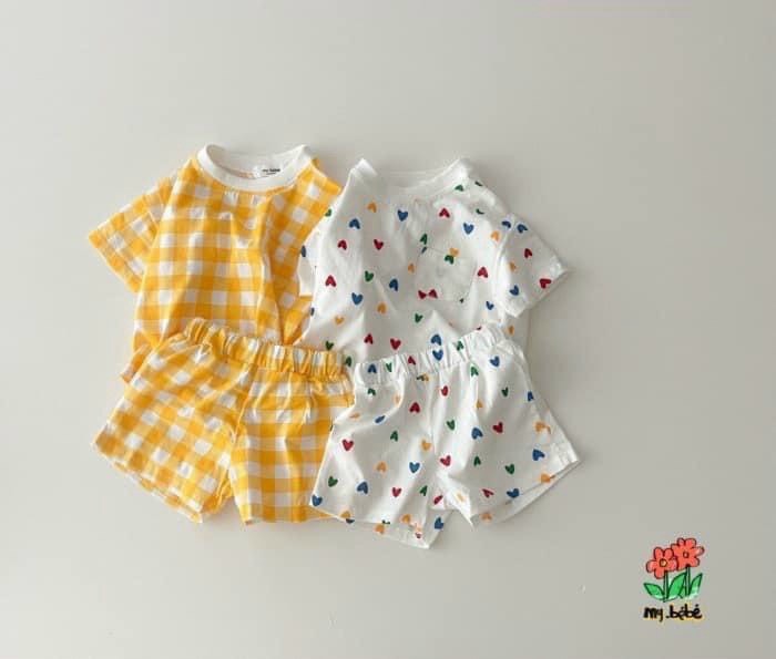SET 2 BỘ KẺ VÀNG TIM TRẮNG CHO BÉ