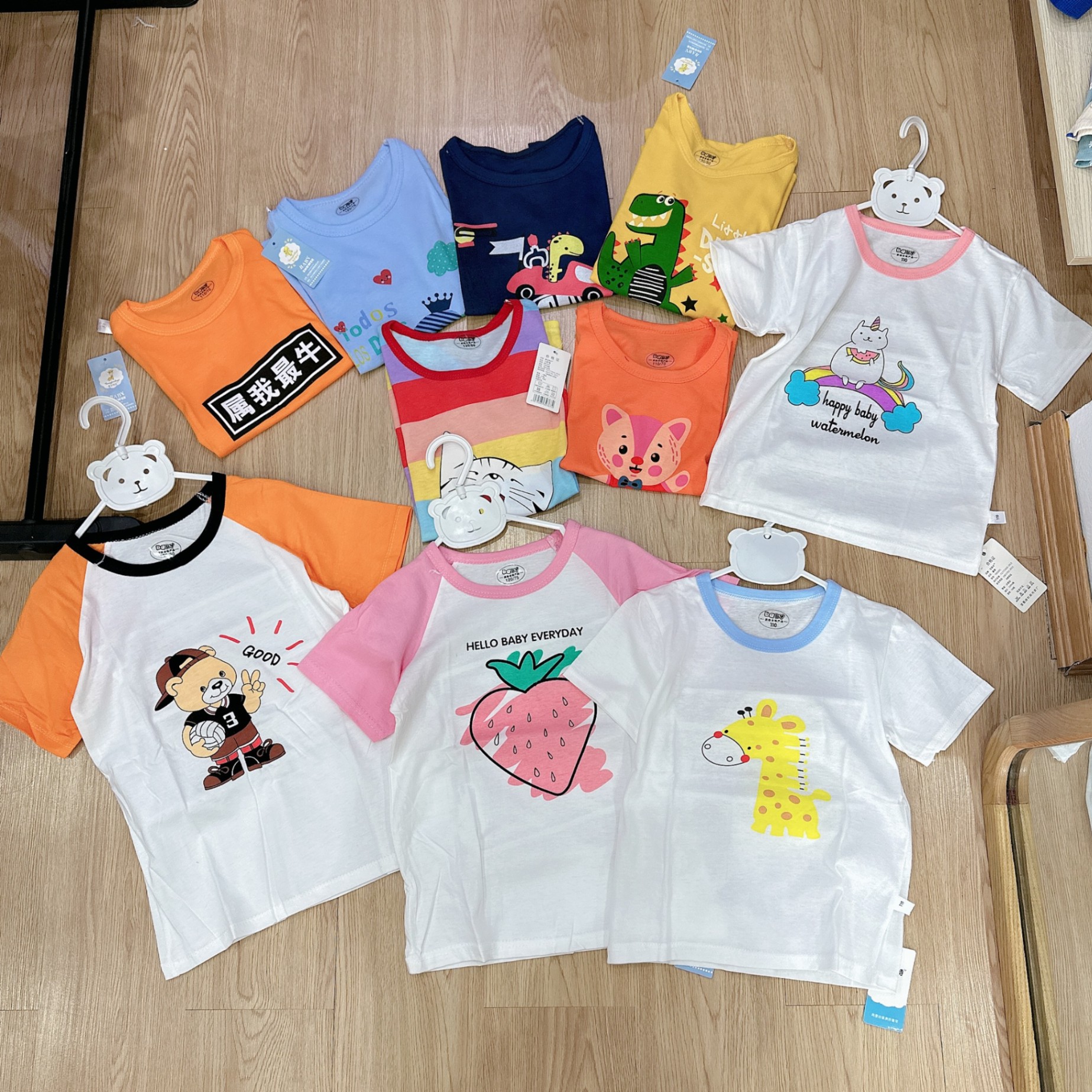 SALE SET 3 ÁO PHÔNG QUẢNG CHÂU CHO BÉ (HÌNH RANDOM)