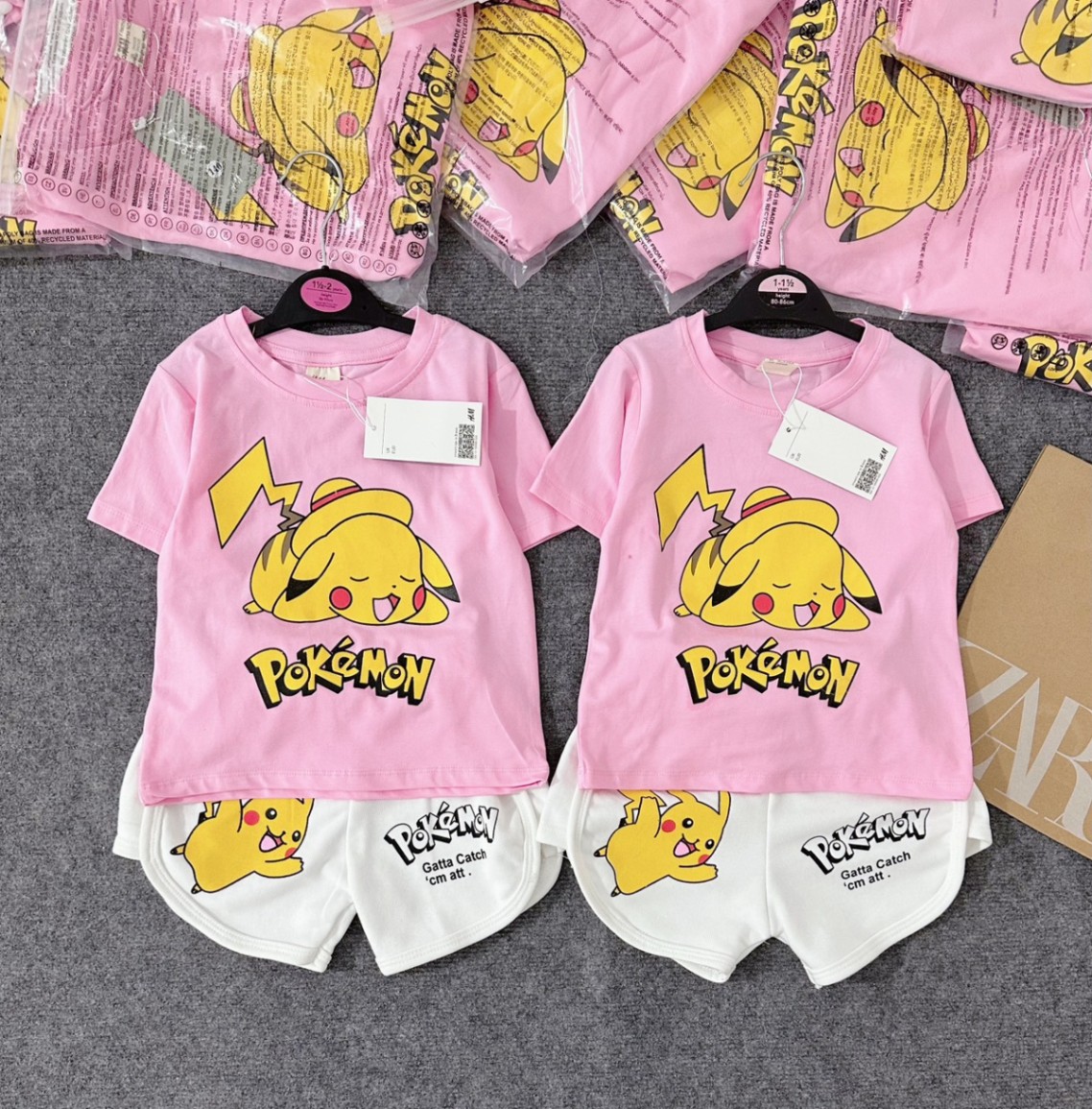 SET BỘ PIKACHU CHO BG