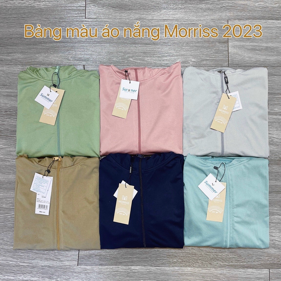 ÁO CHỐNG NẮNG MORRIS 6 MÀU 2024