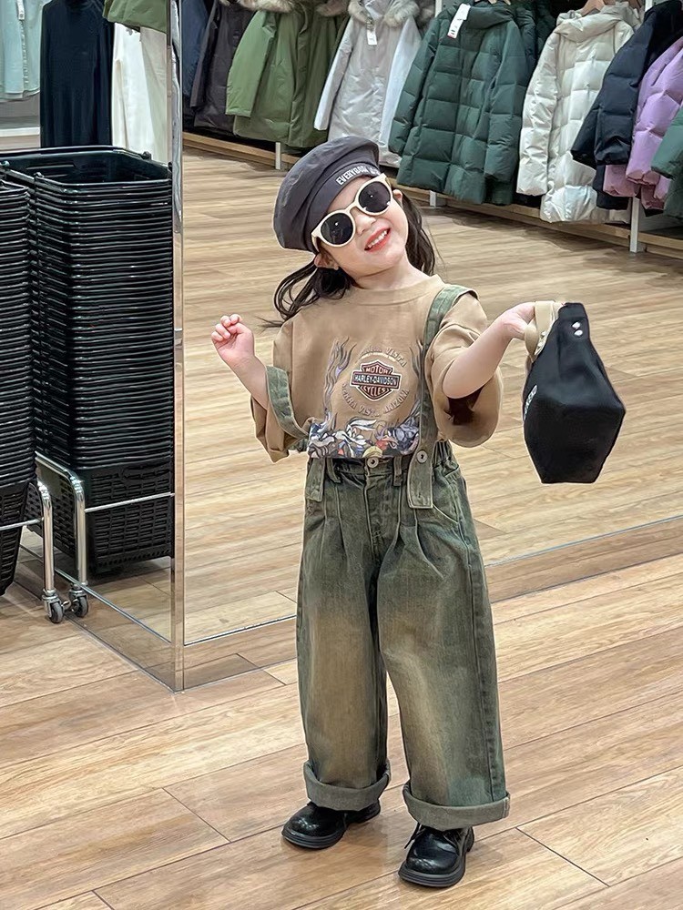 SET ÁO ÉP PÉT MIX QUẦN JEAN CHO BÉ