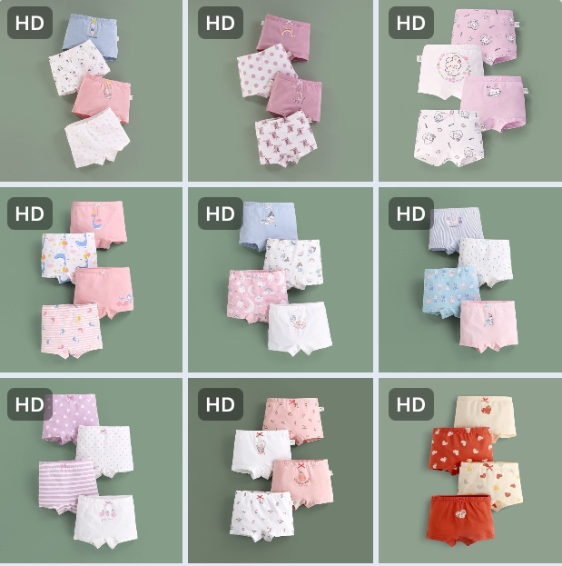 SET 4 QUẦN CHIP NƠ