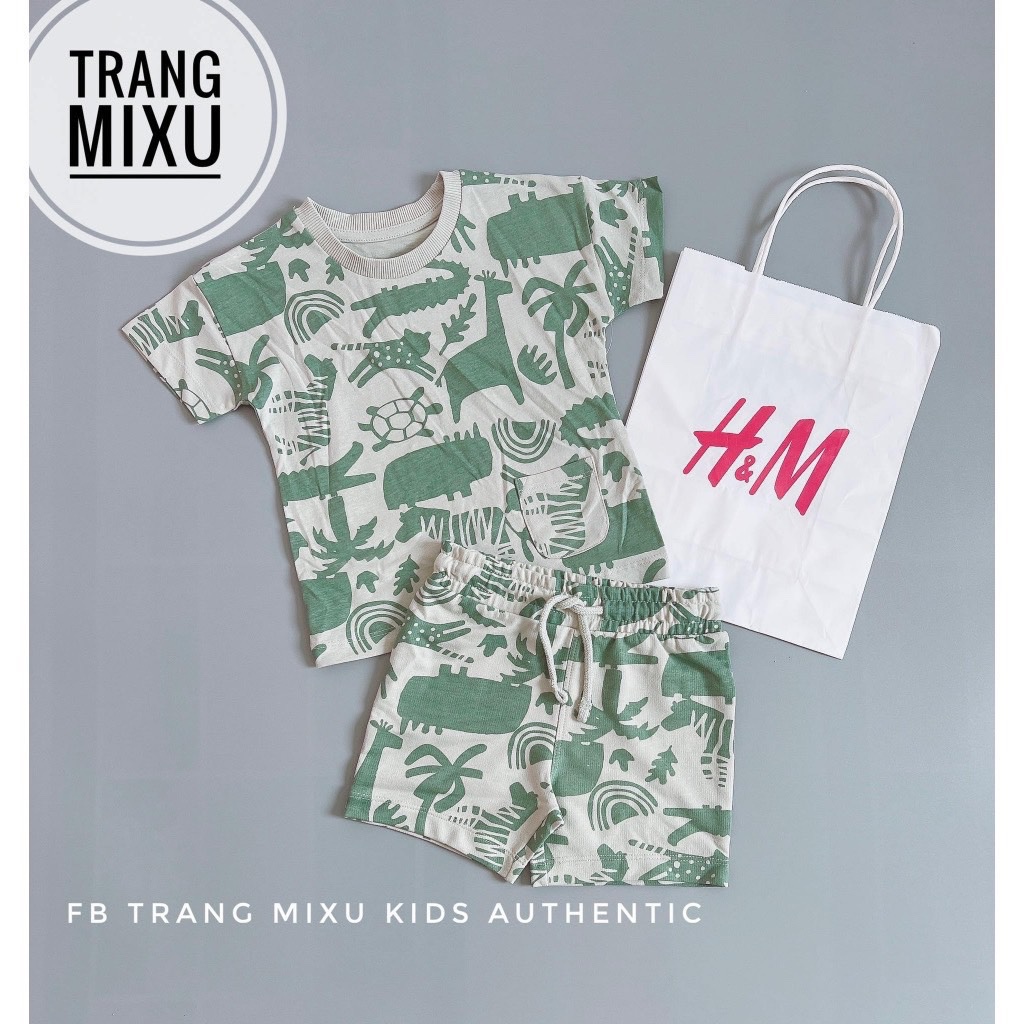 BỘ IN TRÀN THÚ XANH BT